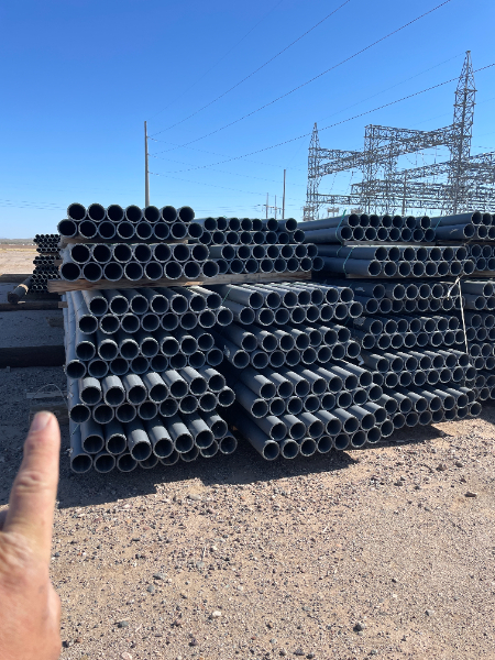 5" HDPE SCHEDULE 80 CONDUIT 40' LENGTHS (ONE LOT)