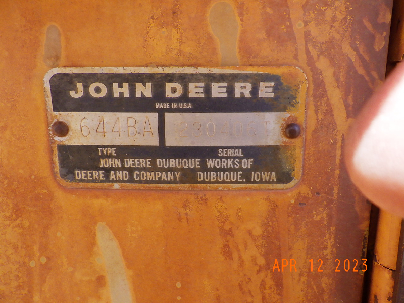 1975 John Deere Front End Loader