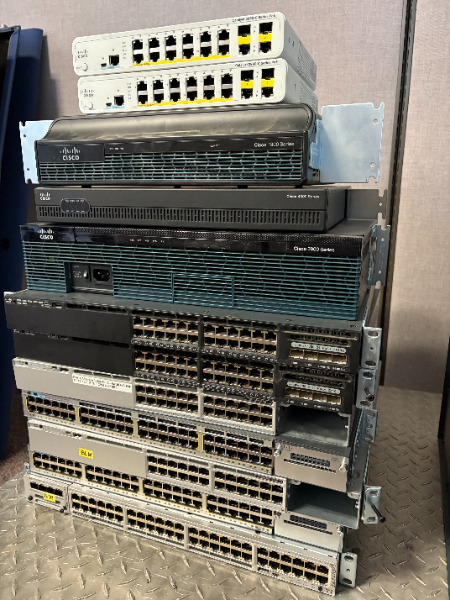 One Lot of Switches & Routers (Est 13 ea) - photo 1