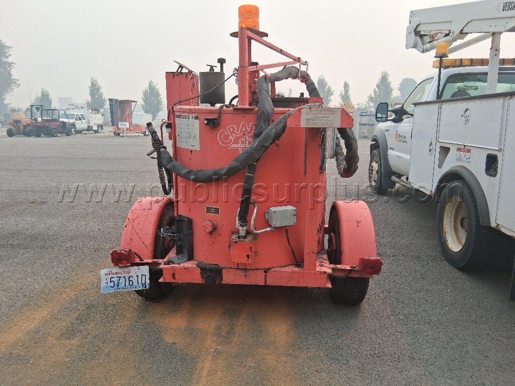 Crafco Super Shot 125 Isuzu Diesel Trailer Mounted Crack Sealer 3169 hrs - photo 4