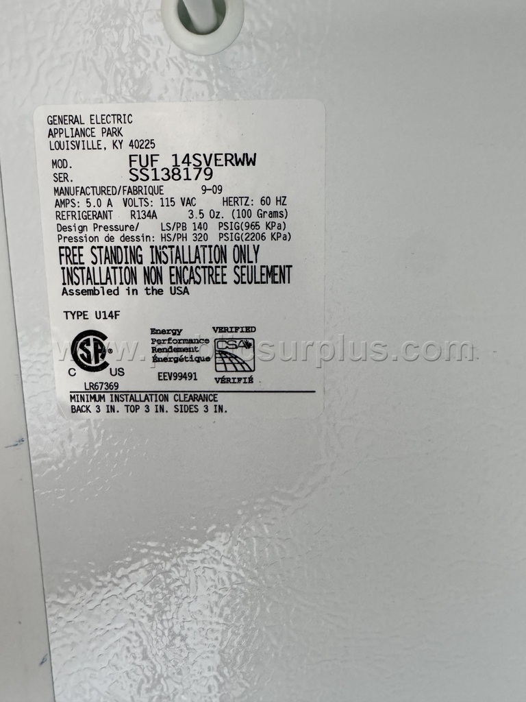 (1) GE Upright Freezer - photo 5