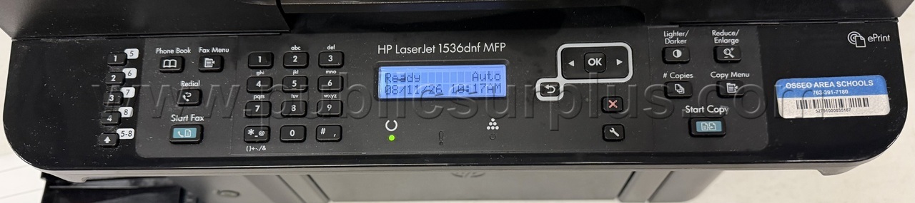 HP LaserJet Pro M1536dnf Multifunction B&W Printer - photo 2