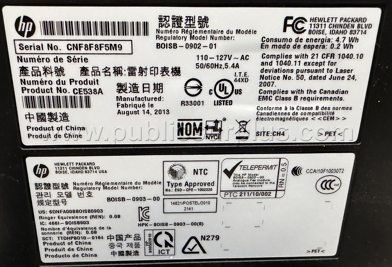 HP LaserJet Pro M1536dnf Multifunction B&W Printer - photo 4