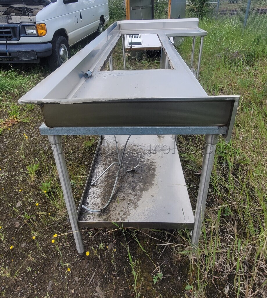 Stainless Steel Commercial Prep Table Without Sink - photo 5