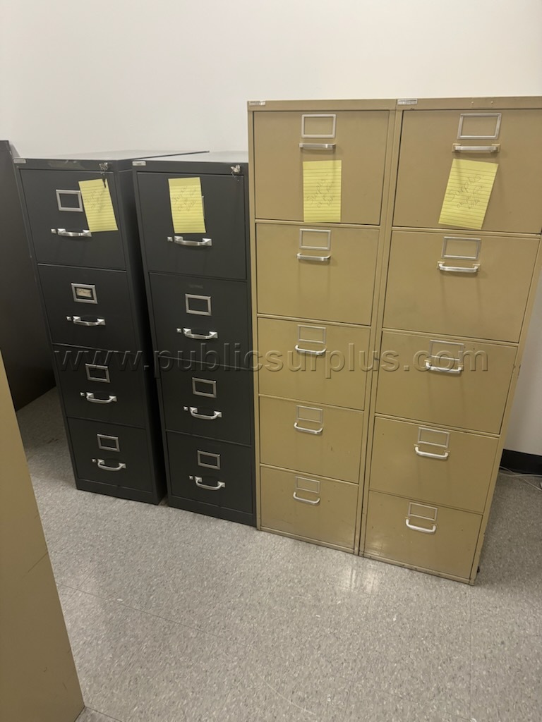 File Cabinets - Vertical - 5 & 4 Drawers ~ Lot of 15 - photo 3