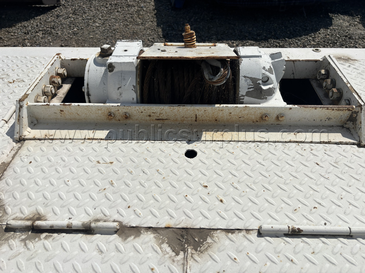 1985 Trail-Eze Hydraulic Tail Lowboy Model 4348 w/hydraulic winch - photo 4
