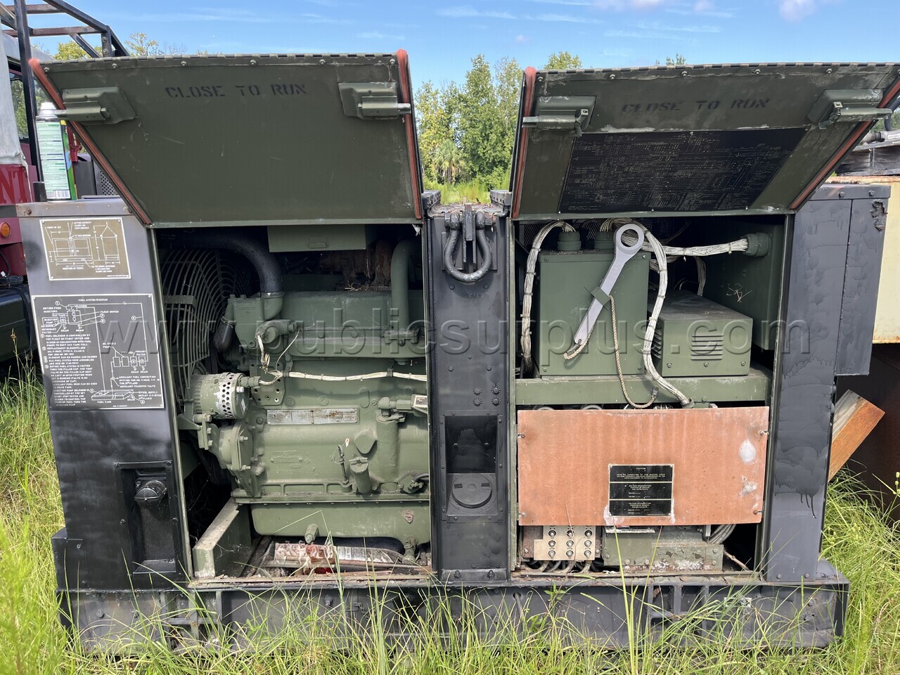 00096459 1998 FERMONT MEP-006A GENERATOR SERIAL# FZ-01606 - D12 - photo 2