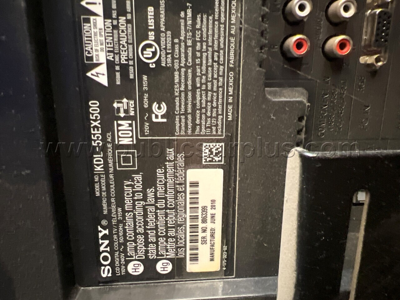 Utility Company Owned Surplus - Large Flat-Panel TVs (Non-Working Lot of 7) - photo 5