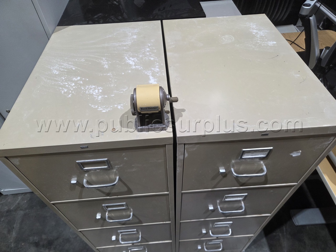 (2) 4-Drawer Filing Cabinets - photo 3