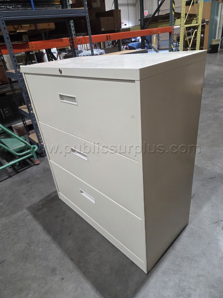 3-Drawer Wide Filing Cabinet - photo 2