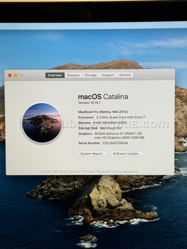 Macbook Pro Retina 15" mid-2012 - photo 2