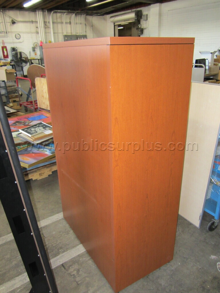 4 DRAWER WOODEN FILE CABINET (43843) - photo 4
