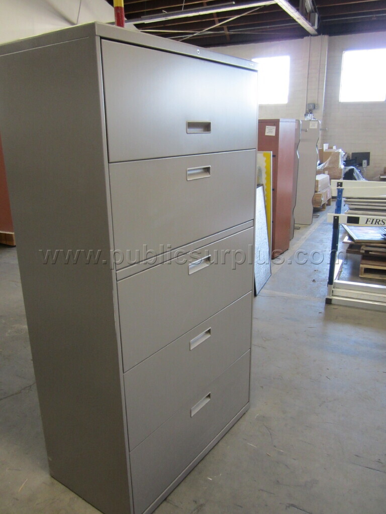 5 DRAWER METAL FILE CABINET (43856) - photo 5
