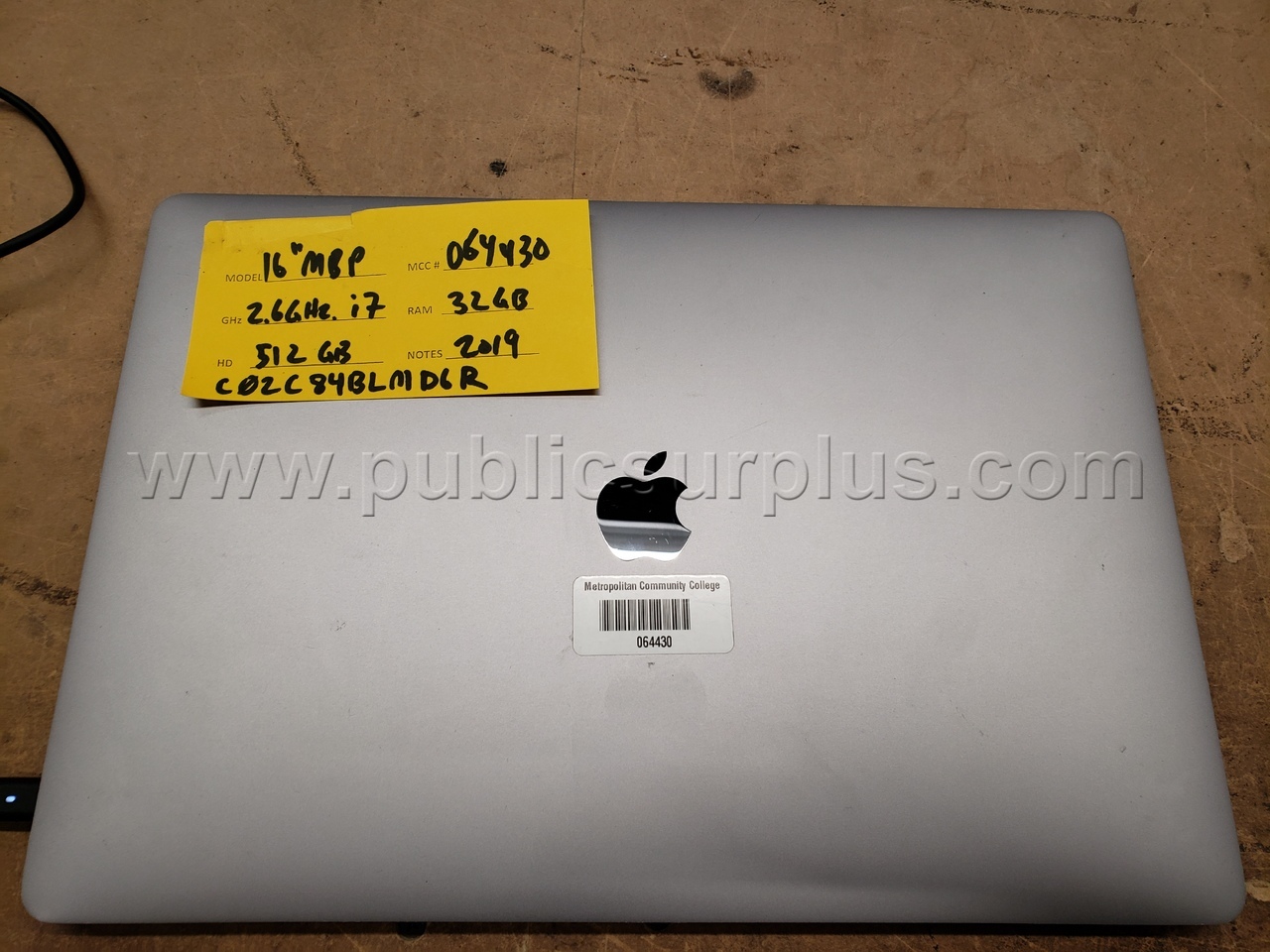 2019 MacBook Pro 16" LOT 5131 - photo 5