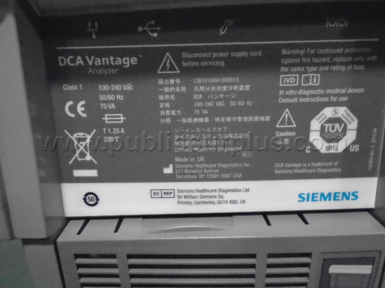Siemens DCA Vantage Analyzer - photo 5