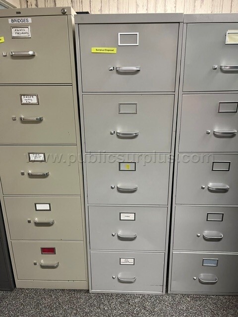 Metal Filing Cabinets LOT (4) - photo 3