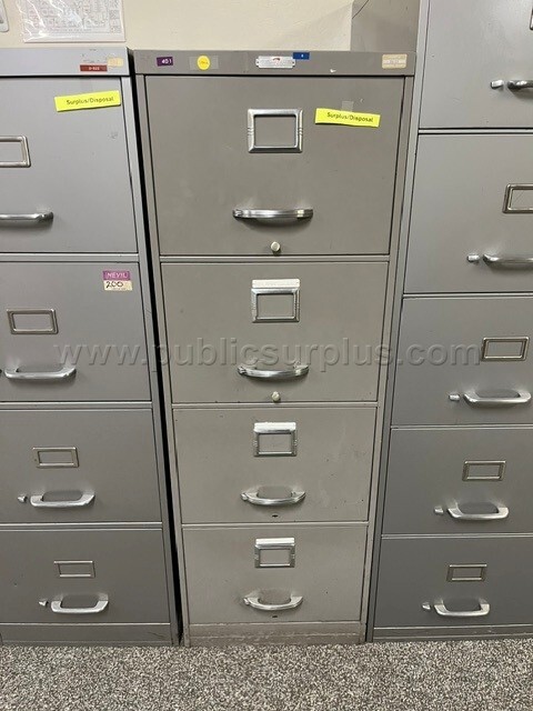 Metal Filing Cabinets LOT Q(4) #2 - photo 3