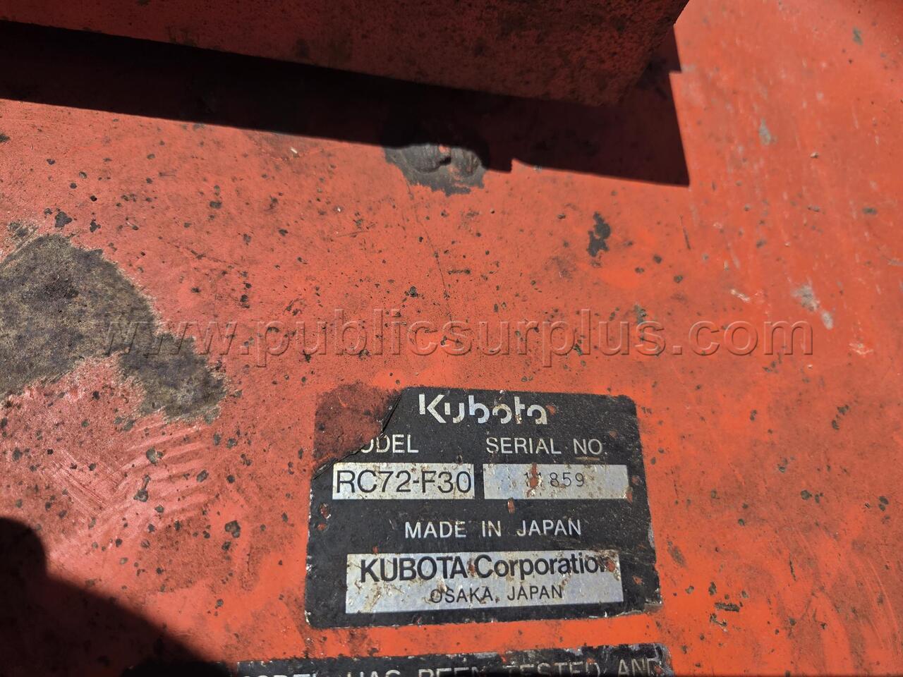 Kubota F2560 Mower - photo 3