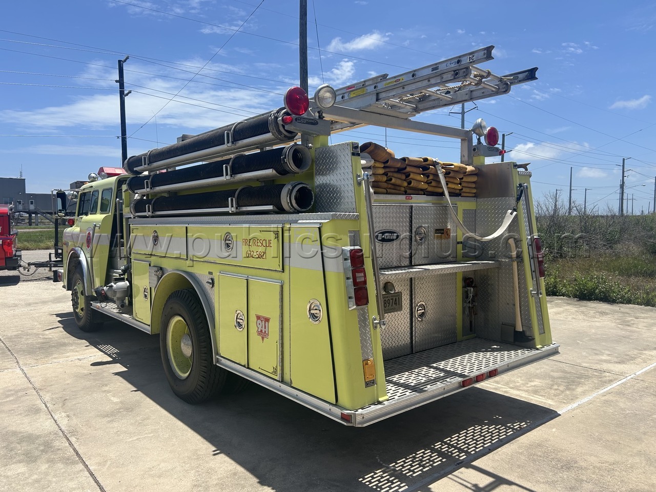 1987 Ford 8000 E-one pumper 1250 hale pump - photo 5