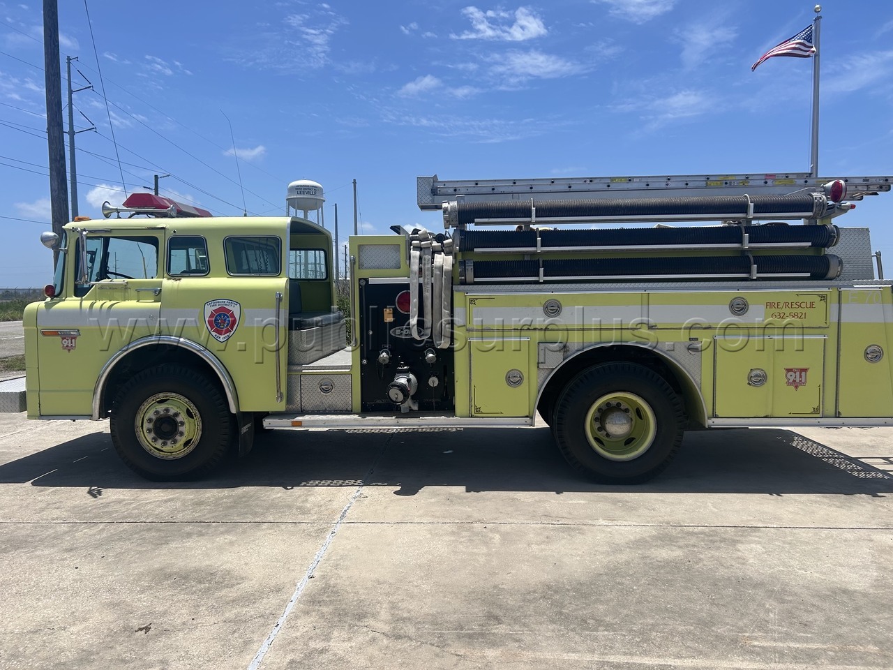 1987 Ford 8000 E-one pumper 1250 hale pump - photo 3