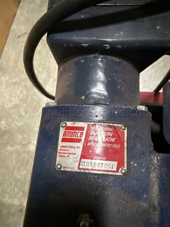 Ammco Brake Lathe, 500886, A0425 - photo 3