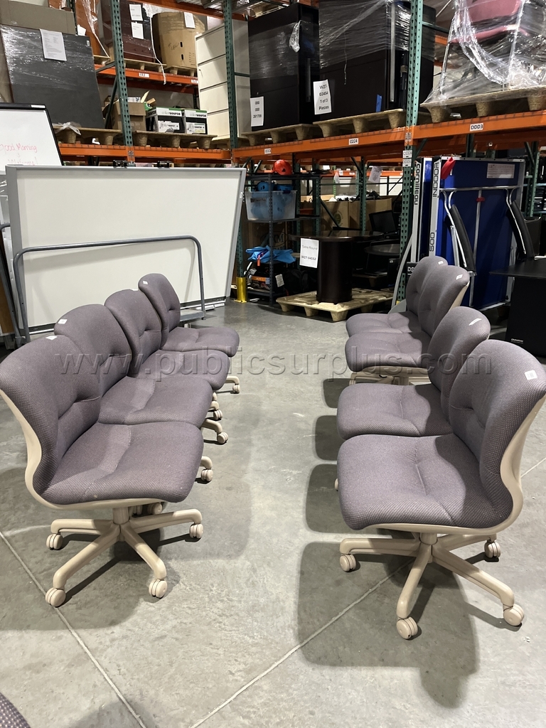 Rolling Conference Chairs-Lot of Eight- UU2-ZW - photo 2