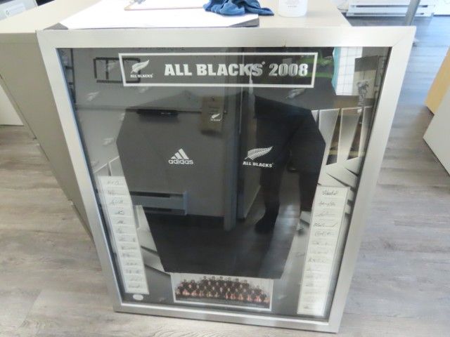 2008 New Zealand Blacks Signature Series Jersey-Framed(S) - photo 1