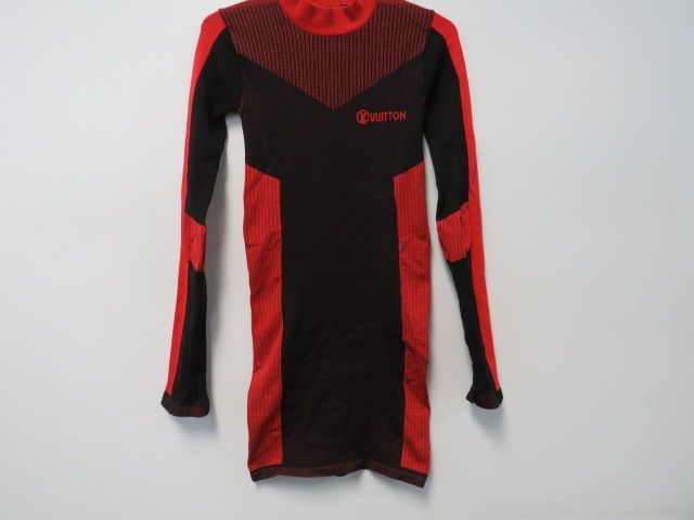 Jersey Red and Black Dress (S) - photo 1