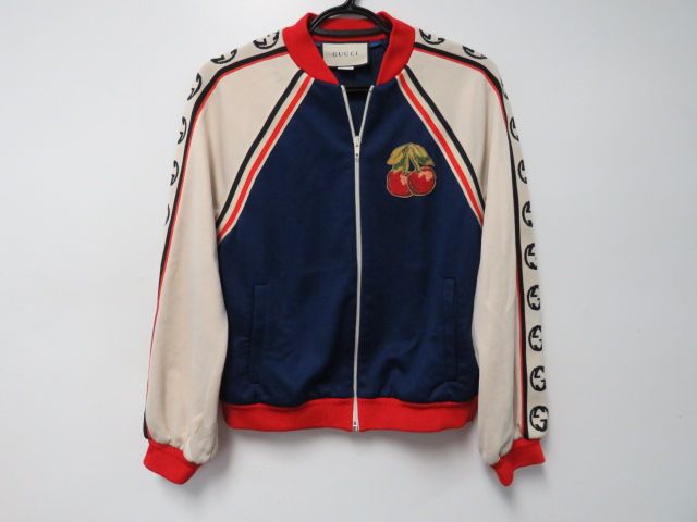 Cherry Applique Track Jacket (S) - photo 1