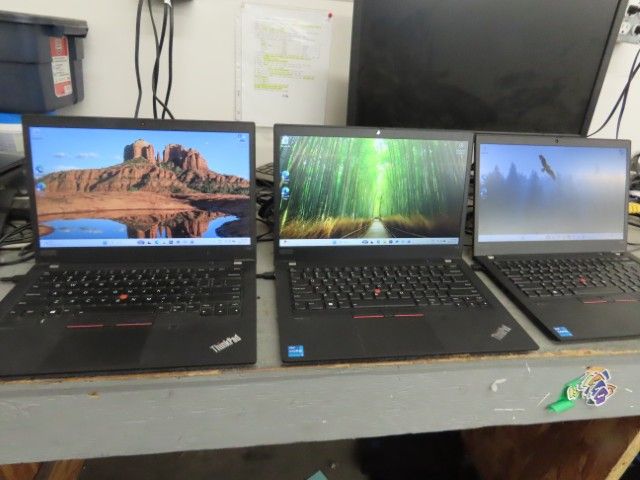 Lenovo Quad-Core T14 Gen2 Laptops-Lot of 3-Windows 11-Internet(S