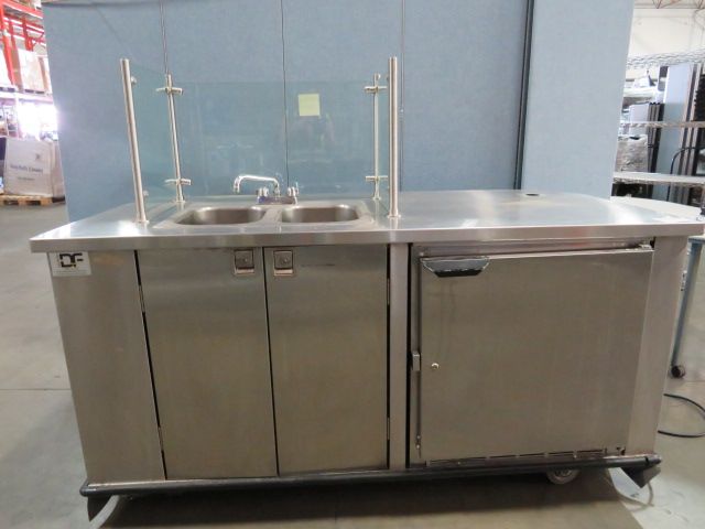 Commercial Sink with Fridge Unit (S)