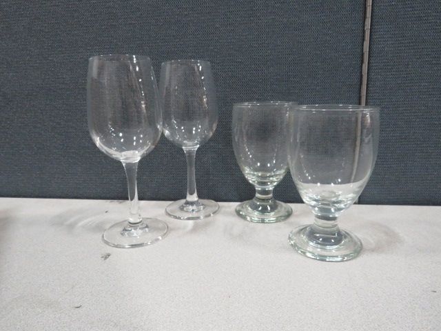 Wine Glasses and Water Glasses � 1 Lot (S)
