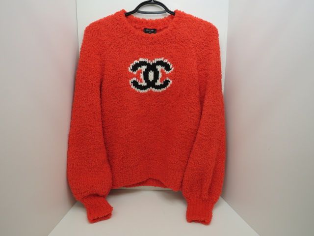 Red Teddy Knit Sweater (S)