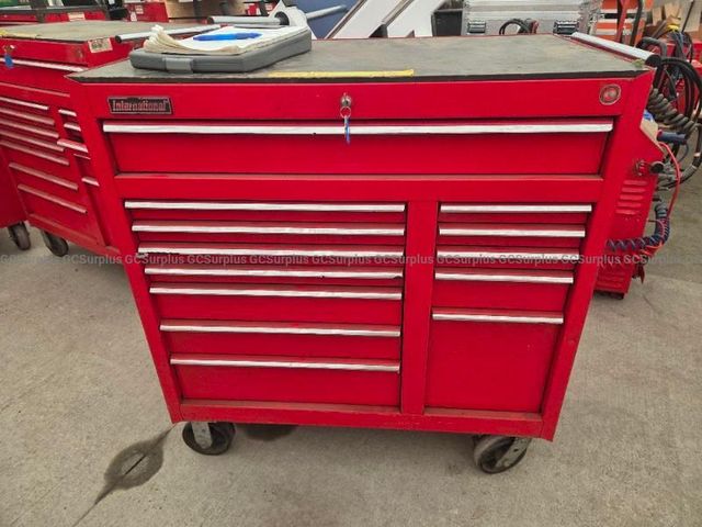 Tool Chest on Castors with Tools