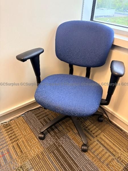 6 Blue Office Chairs