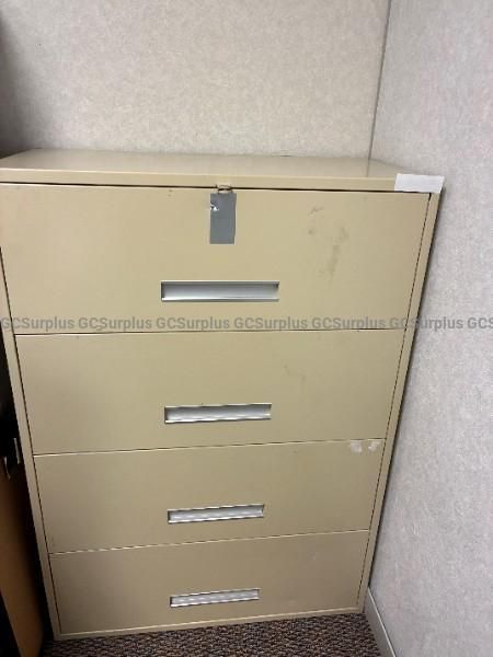 Assorted Vertical and Lateral Metal Filing Cabinets - photo 1