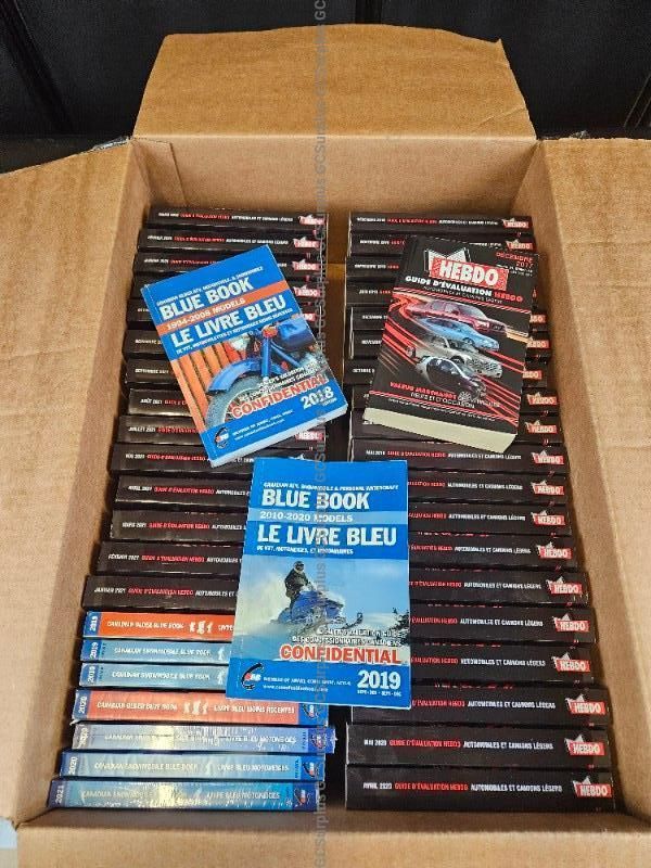 AutoHebdo Books & Blue Book for ATVs, Motorcycles and Snowmobiles (In French)