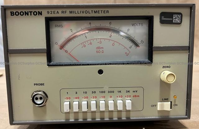 Boonton 92EA RF Millivoltmeter