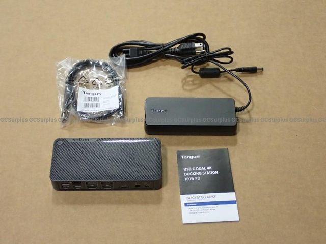3 Targus USB-C Dual 4K Docking Stations 100W