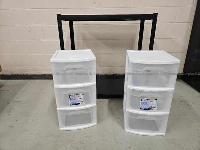 Shelf and Storage Drawers