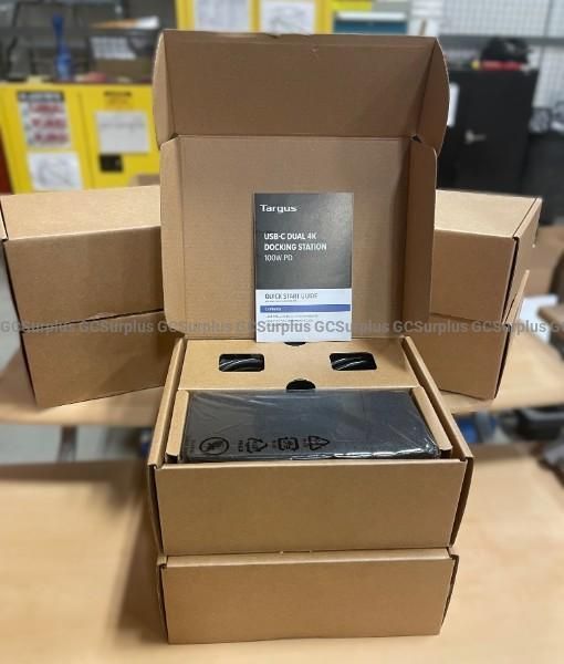 6 Targus USB-C Dual 4K Docking Stations 100W