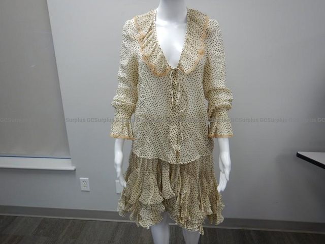 Valentino Garavani Light Georgette Shirt and Chiffon Skirt with Plusdepois Print - photo 1