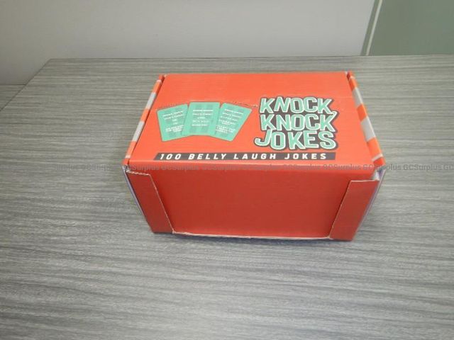 Retail Display Case of Knock Knock Jokes and Display Cases of Cat Jokes Cards - photo 1