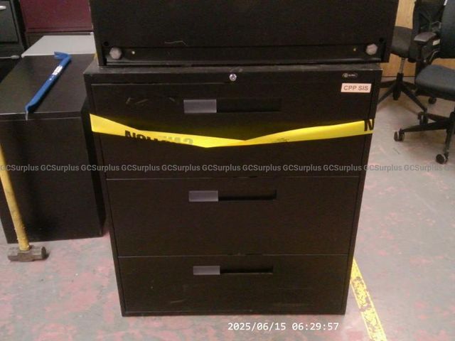 3-Drawer Metal Filing Cabinets