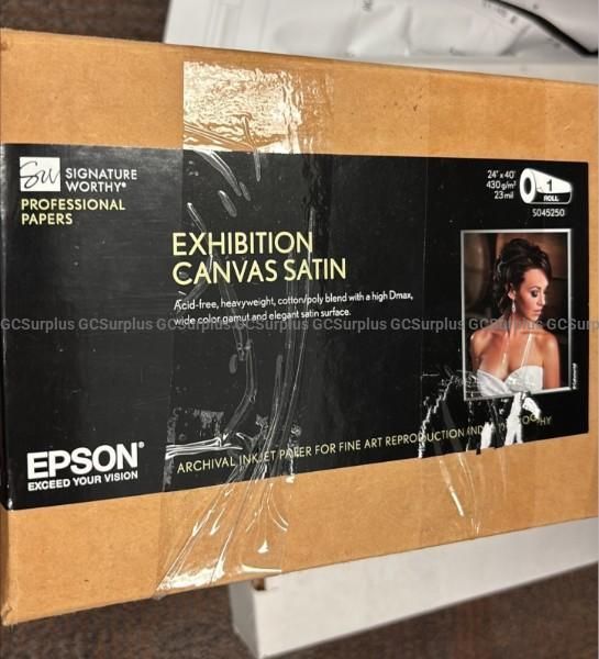 1 Roll of Epson Exhibition Canvas Satin Paper - photo 1