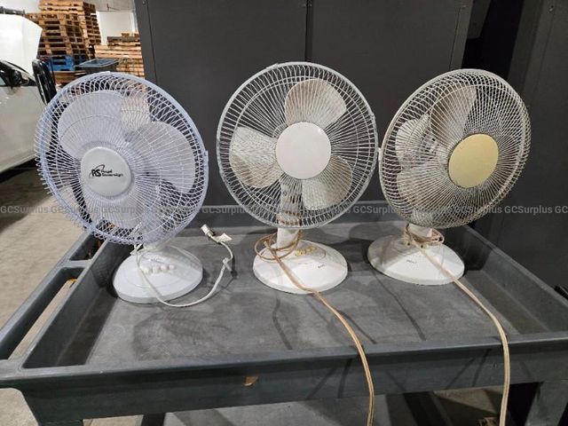 Assorted Desk Fans