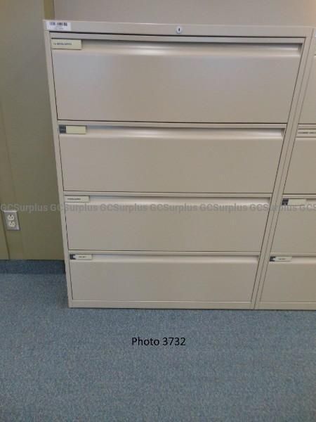 15 Metal Filing Cabinets with 4 Drawers - photo 1