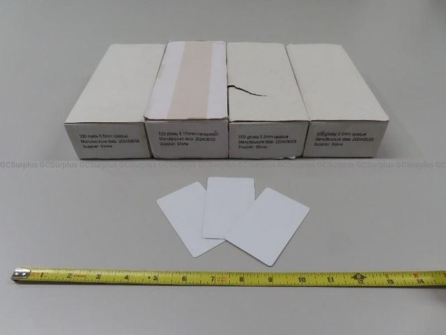 Various Glossy Plastic Cards