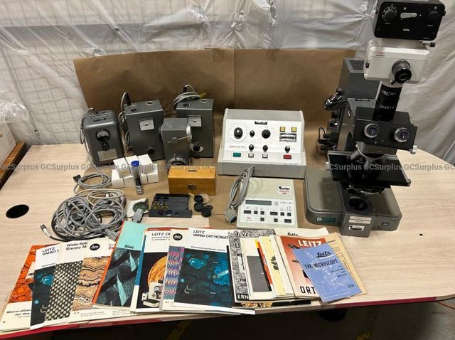 Leitz Wetzler Microscope and Accessories