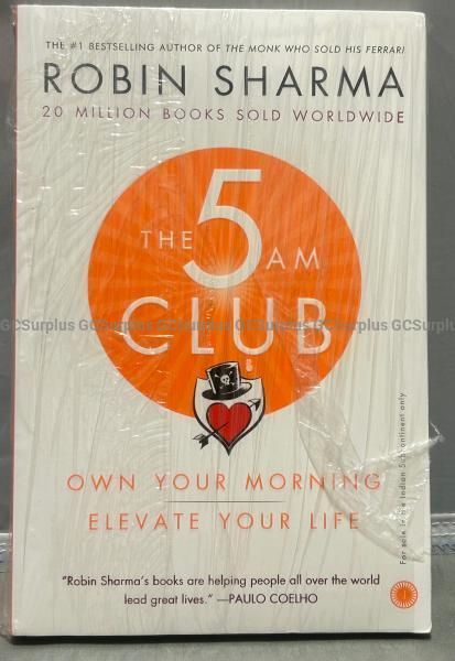 "The 5AM Club" Book by Robin Sharma